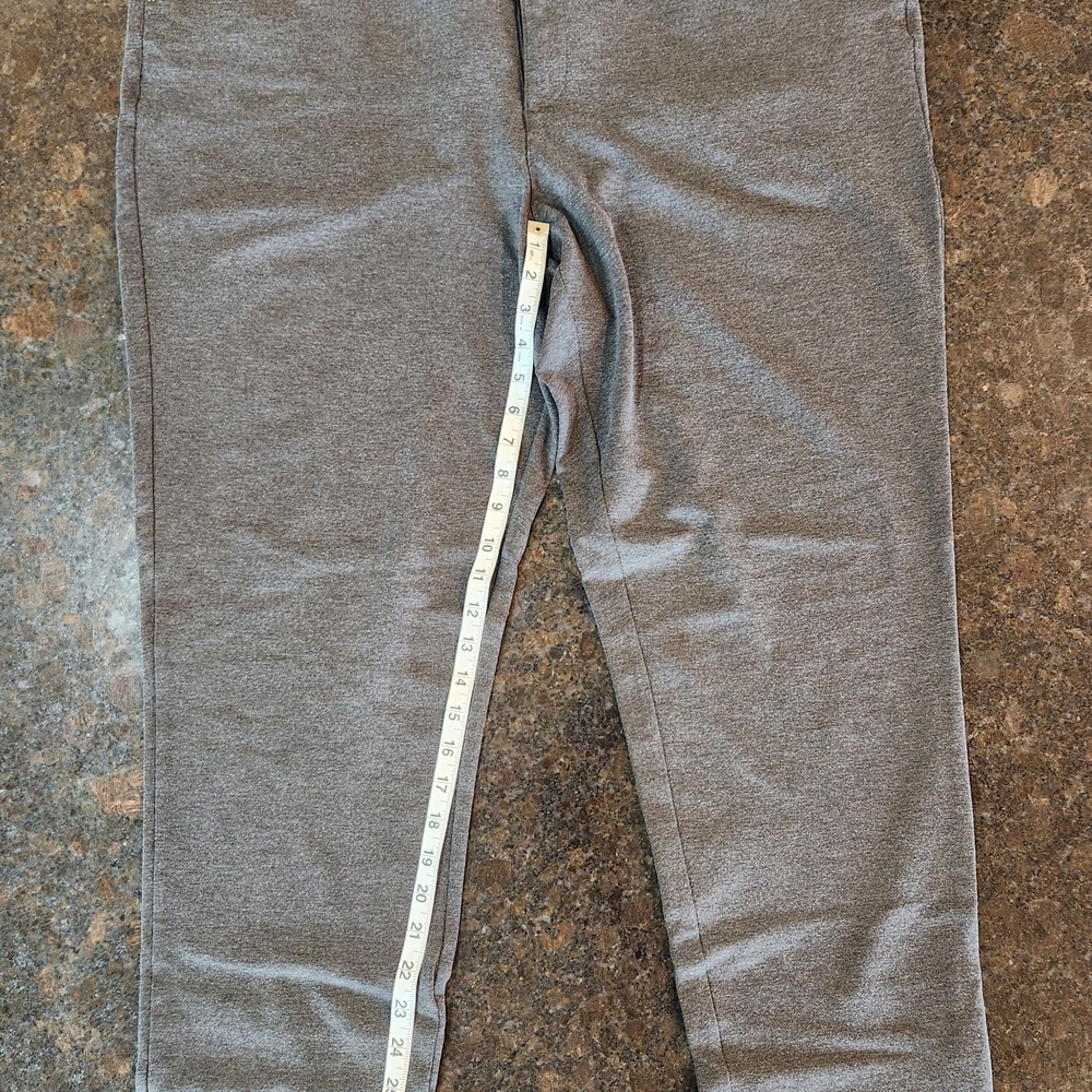 CJ Banks Women's Gray Straight Leg Pants